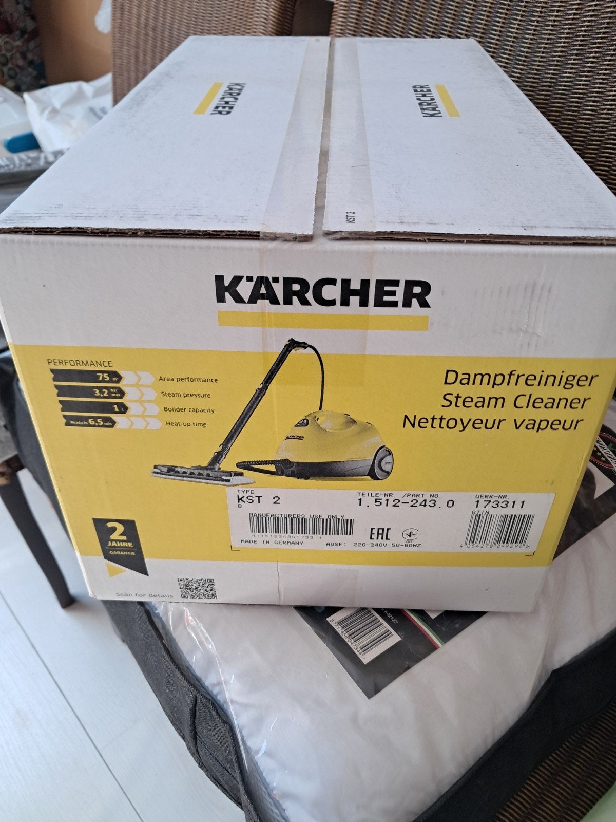 Karcher stoomreiniger, Ophalen of Verzenden
