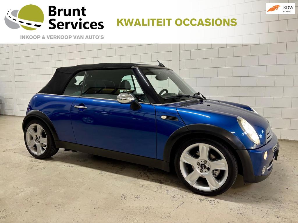 Mini Mini Cabrio 1.6 Cooper Bj.07|AUTOMAAT|Leer|Xenon|Top Co, Auto's, Mini, Bedrijf, Te koop, Cabrio, ABS, Airbags, Airconditioning