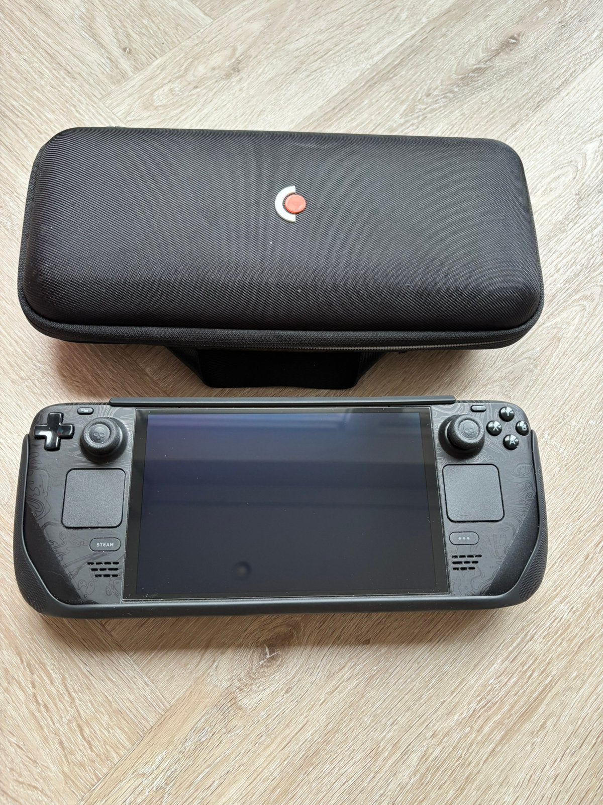Steamdeck Oled 512 Gb met screenprot, case stick beschermers, Ophalen, Zo goed als nieuw
