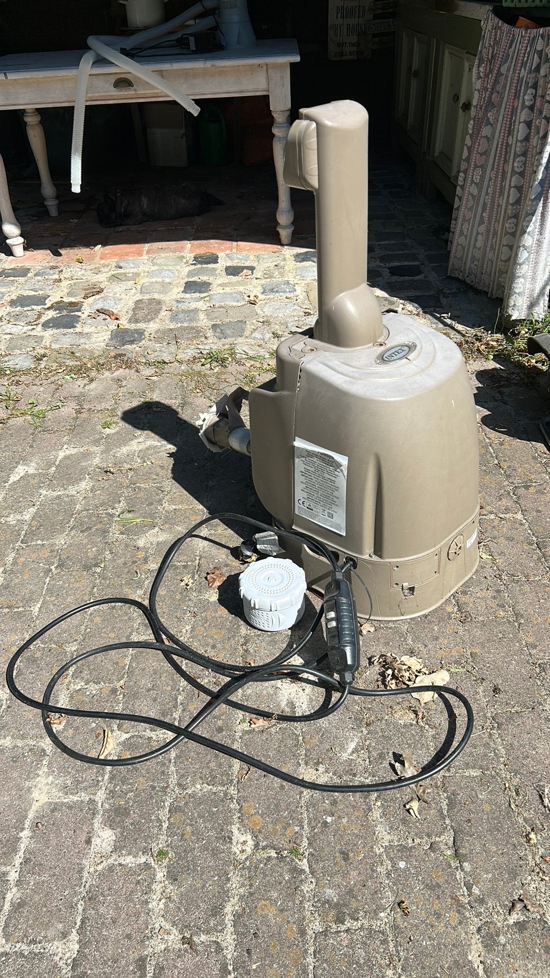 Filter en verwarmingspomp jacuzzi intex, Ophalen, Gebruikt, Filter, Vast