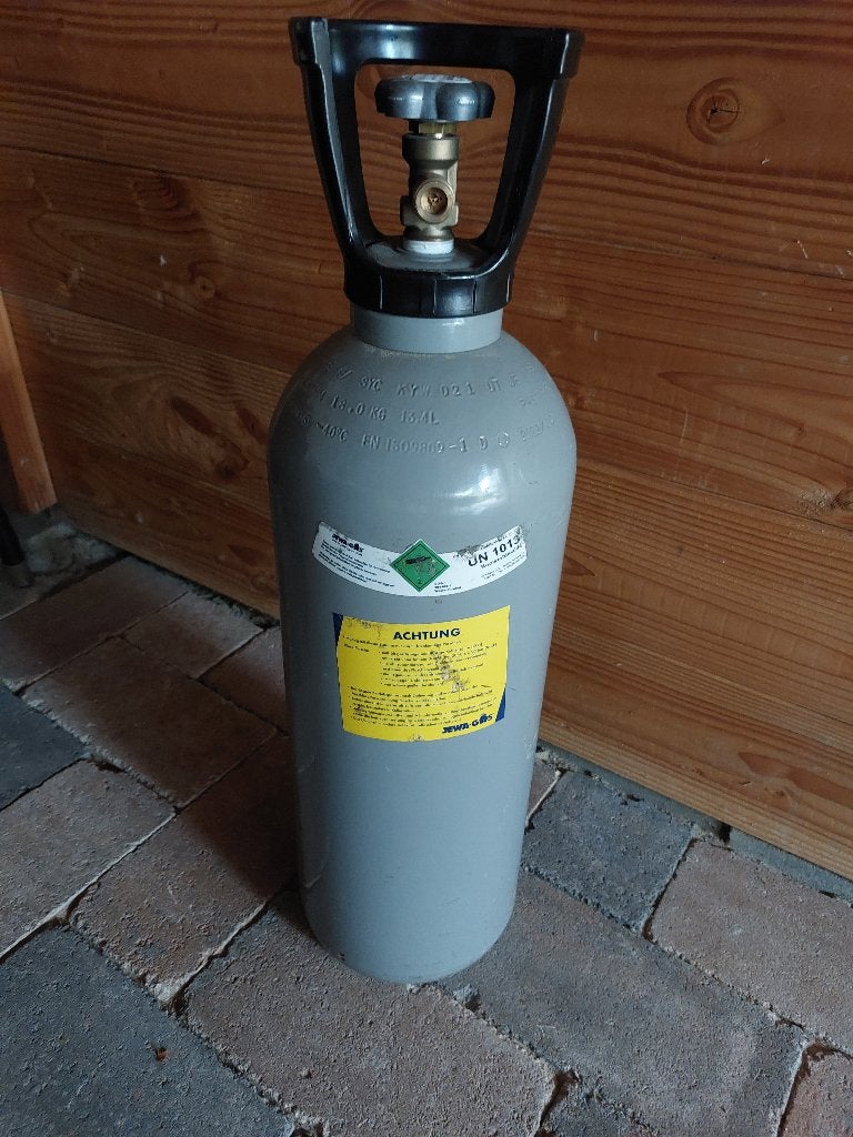 koolzuurgasfles 10kg gevuld, Ophalen, Zo goed als nieuw