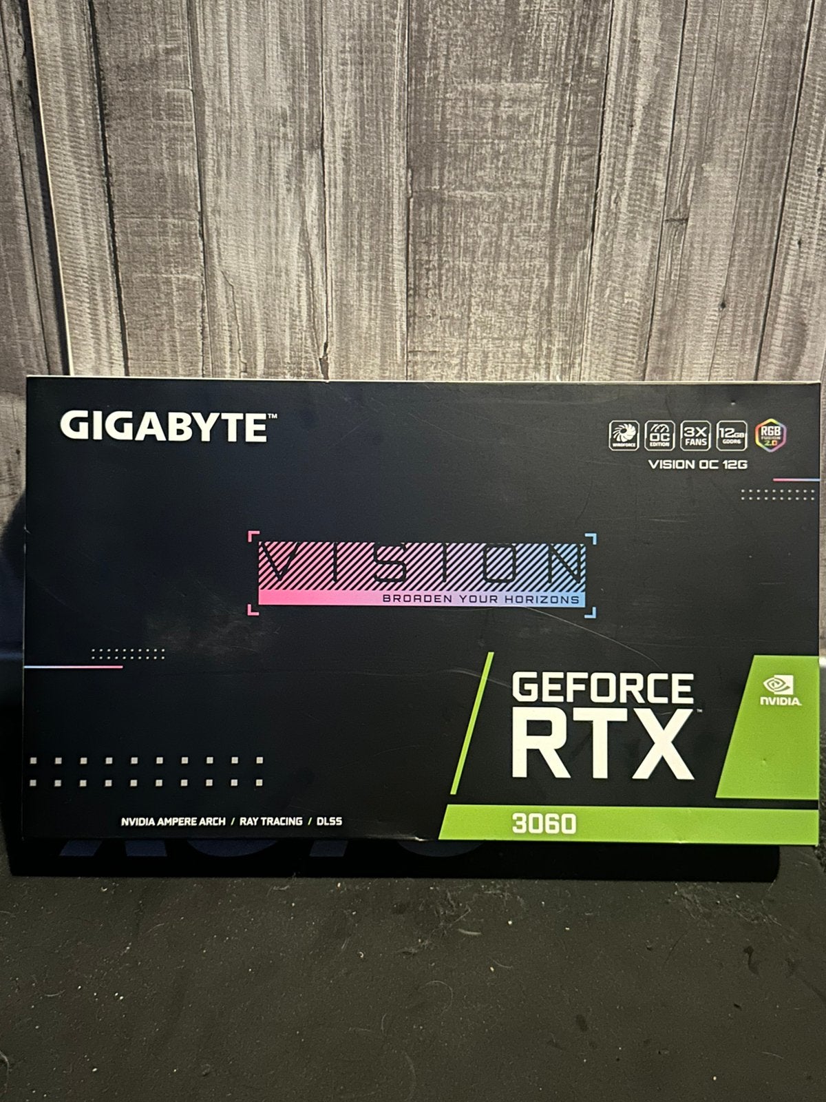 Nvidia Geforce RTX 3060 Gigabyte Vision 12GB, Computers en Software, Videokaarten, Ophalen, Zo goed als nieuw, GDDR6, PCI-Express 4