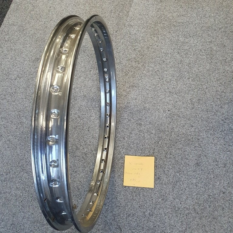 NIEUW | Velg chroom | 36 spaaks | 1.40 x 17, Ophalen of Verzenden, Nieuw, Overige typen