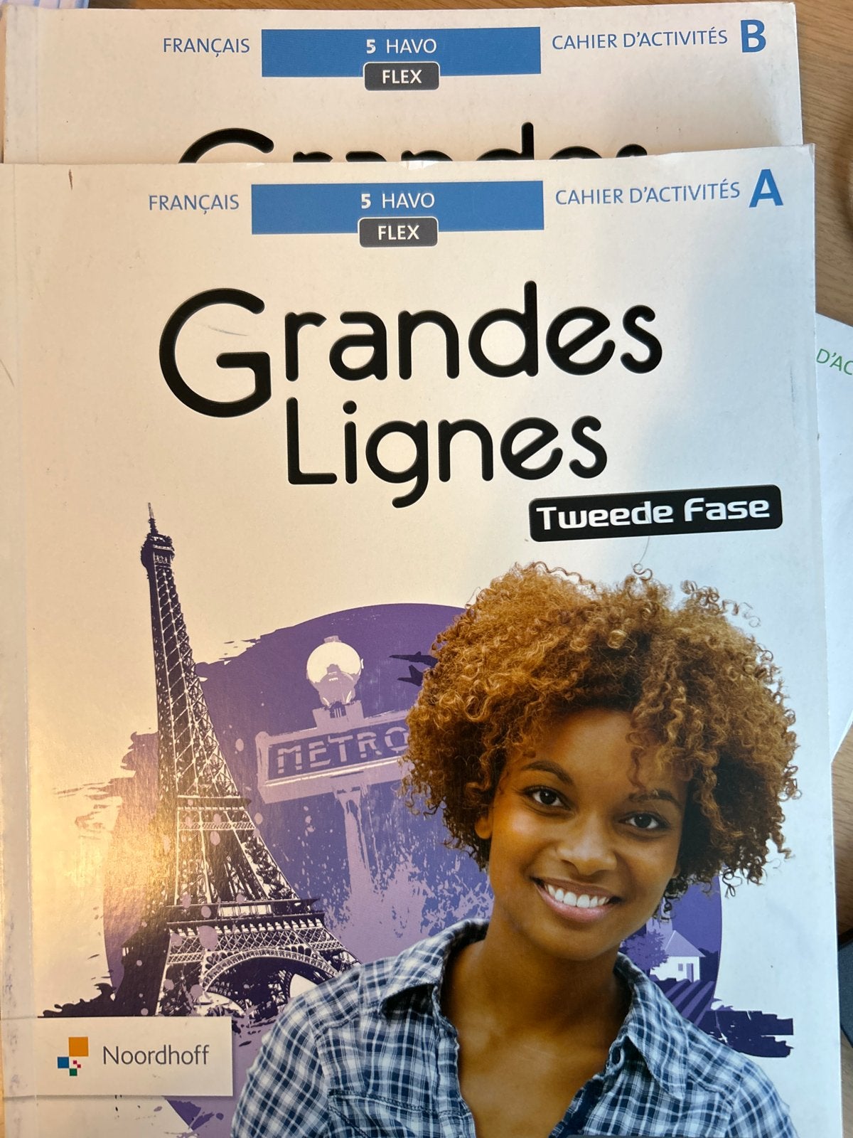 Grandes Lignes Frans 5 HAVO FLEX Cahier d'activités A & B, Boeken, Ophalen of Verzenden, Zo goed als nieuw, HAVO, Frans