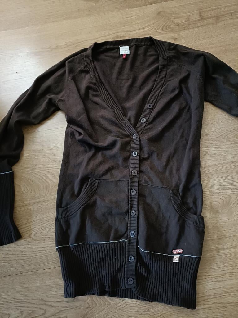 ONLY Bruin vest met knopen en zakken - Maat XL, Kleding | Dames, Truien en Vesten, Bruin, Maat 42/44 (L), Ophalen of Verzenden