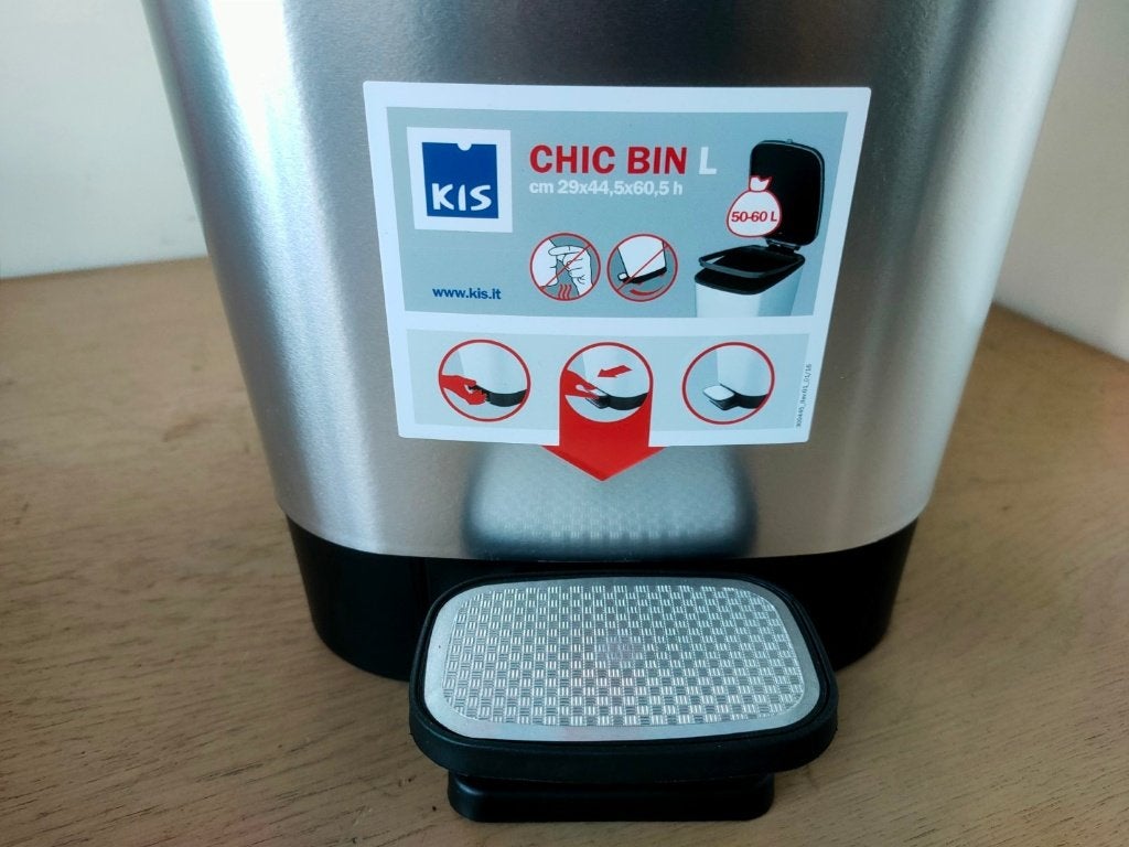 Pedaalemmer, vuilnisbak, merk Kis chic bin, 45 liter, Ophalen, Kunststof, Nieuw, 40 liter of meer
