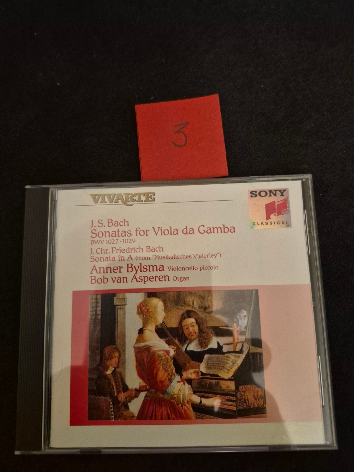 J.S. Bach - Sonatas for Viola da Gamba - Anner Bylsma CD, Ophalen of Verzenden, Inclusief doosje, Kamermuziek, Gebruikt