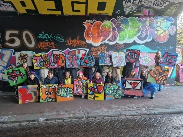 Graffiti kinderfeestje & Graffiti vrijgezellenfeest, Ophalen of Verzenden, Nieuw