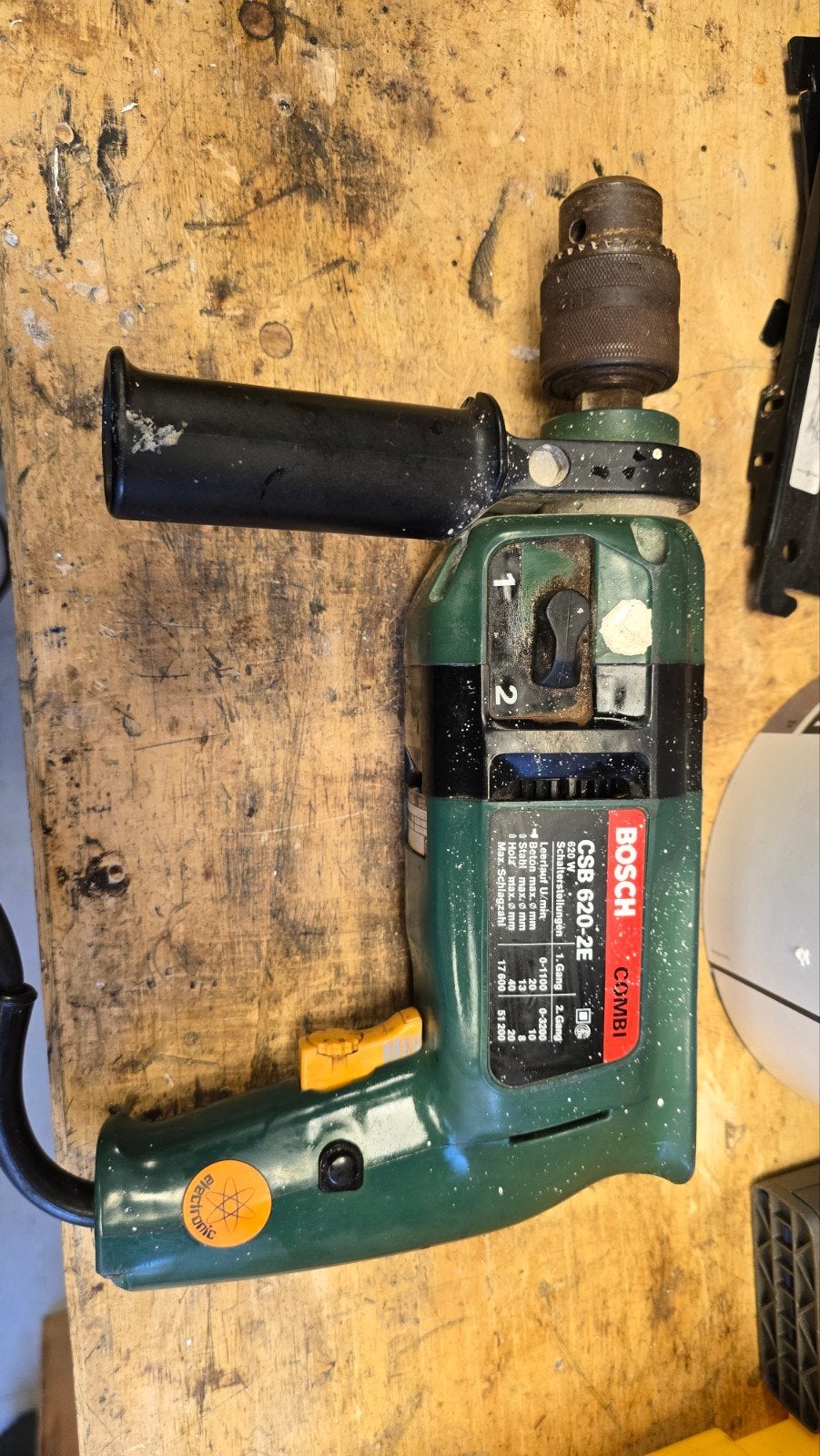 Bosch klopboormachine 220v goed werkende machine, Ophalen, Gebruikt, Boormachine