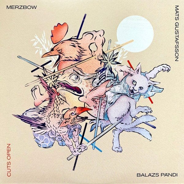 merzbow-mats gustafsson-balazs pandi/cuts open-electronic/pu, Verzenden, Nieuw in verpakking, 12 inch, Alternative Rock