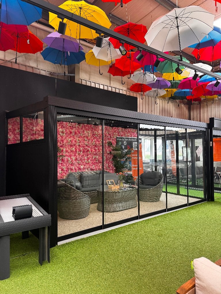 Showmodel veranda 5x3, Tuin en Terras, Overkappingen, Zo goed als nieuw, Veranda, Ophalen
