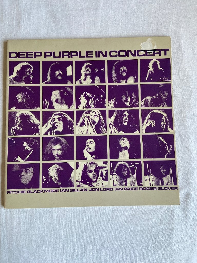 deep purple. -  in concert, Cd's en Dvd's, Hard Rock, Ophalen of Verzenden, Zo goed als nieuw, 12 inch