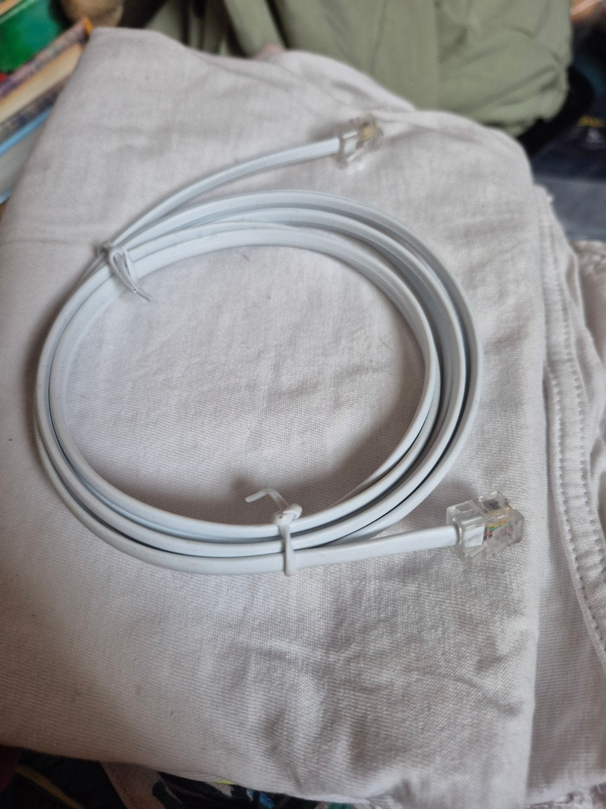 Nieuwe, ongebruikte telefoonkabel / RJ11 kabel, Telecommunicatie, Ophalen of Verzenden, Nieuw