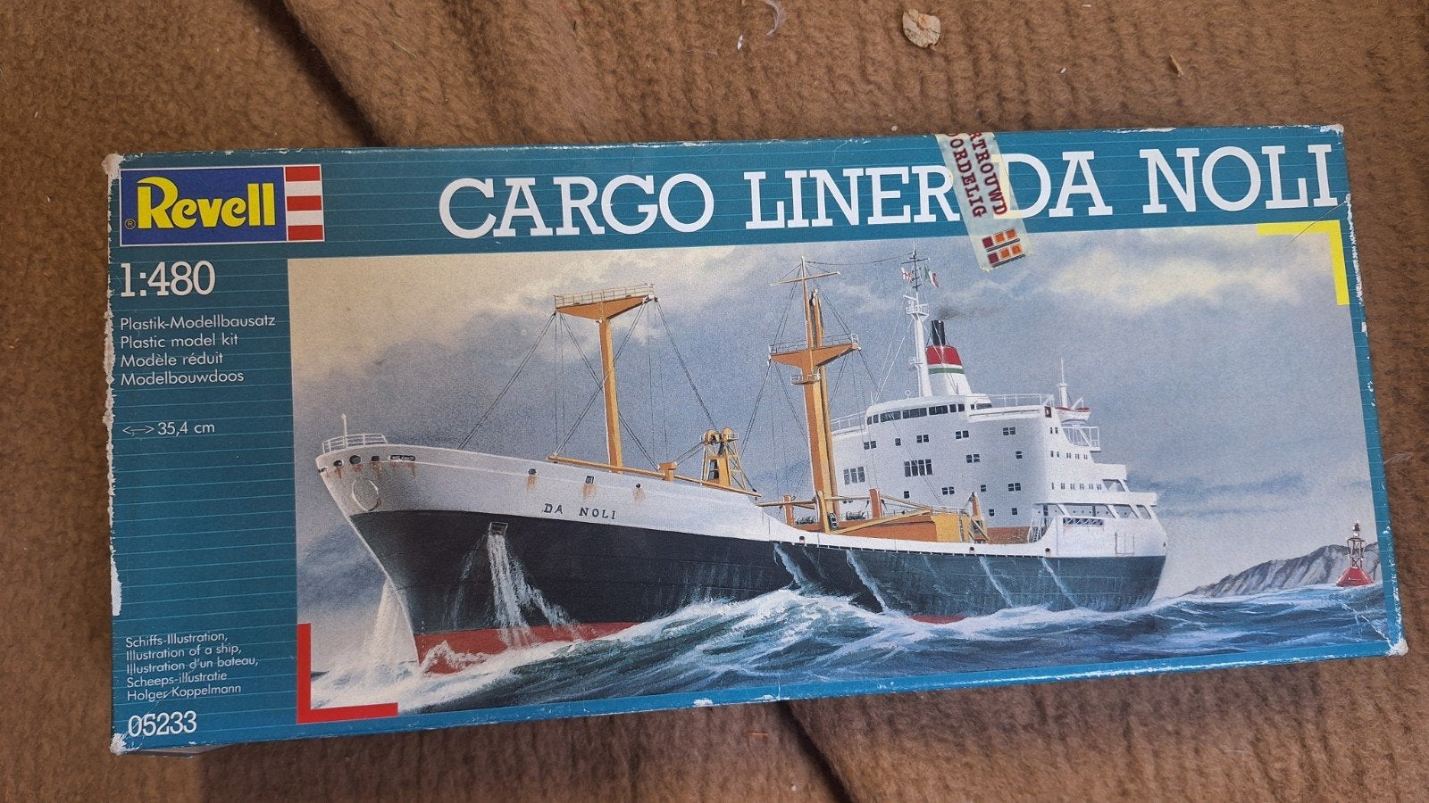 Revell cargo liner Da Noli 1/480, Ophalen of Verzenden, Zo goed als nieuw, 1:200 of kleiner, Revell