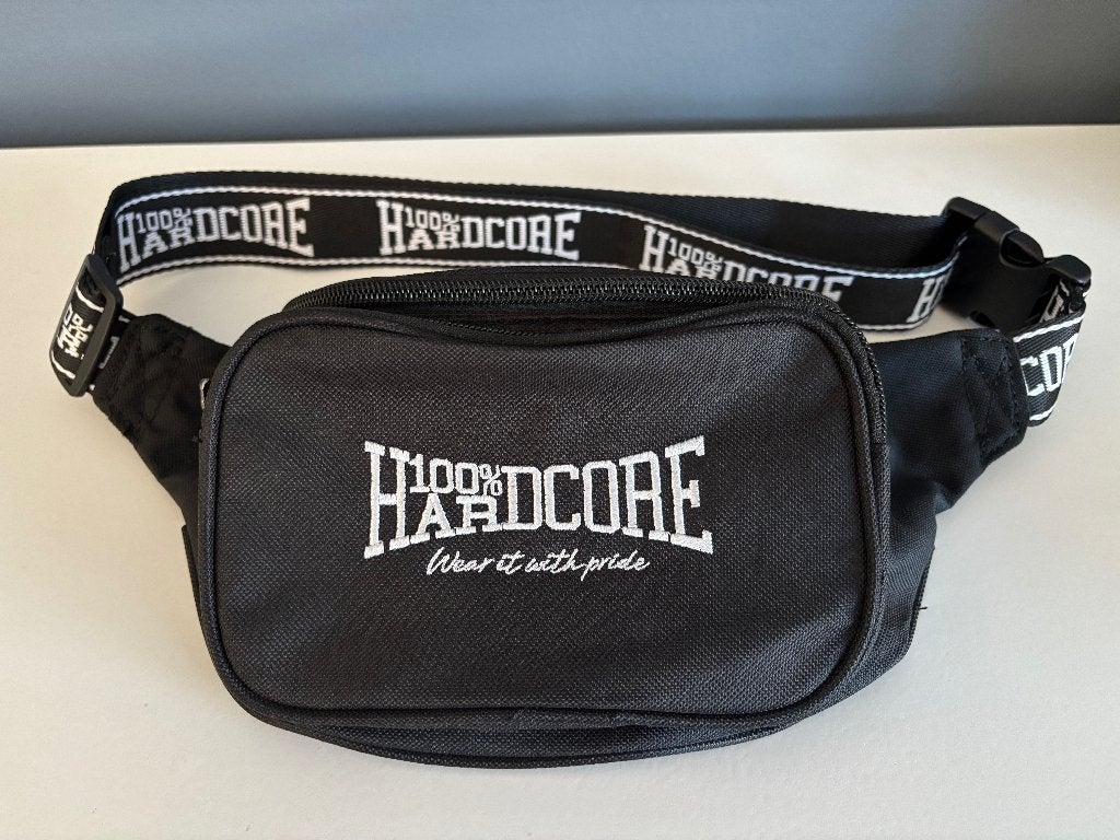 Heuptas 100% Hardcore, Zwart, Zo goed als nieuw, Riem of Ceintuur, 105 tot 115 cm