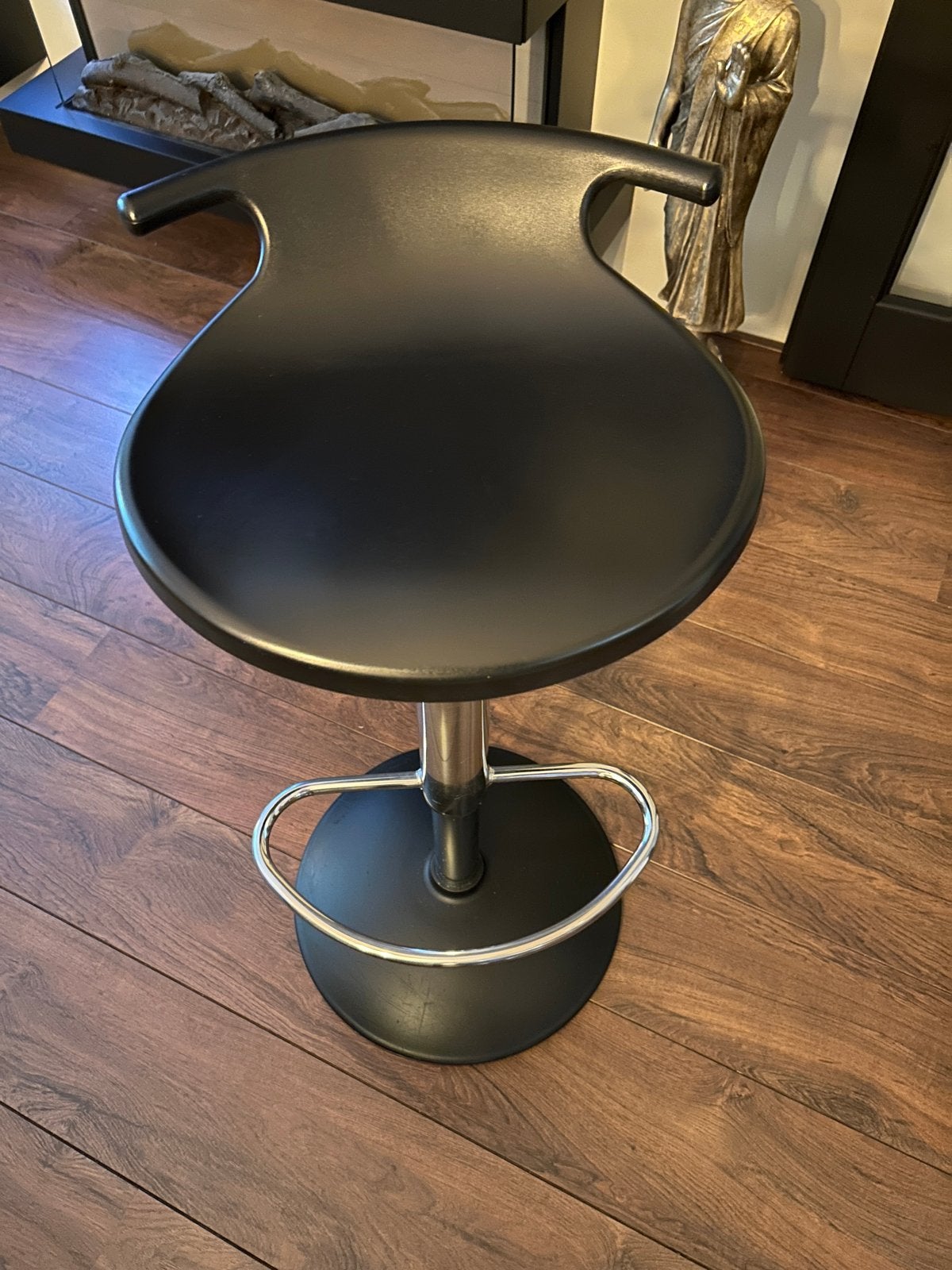 RVS Gasveer Kruk - In Hoogte Verstelbaar (58-76cm), Ophalen, In hoogte verstelbaar, Zo goed als nieuw, Staal