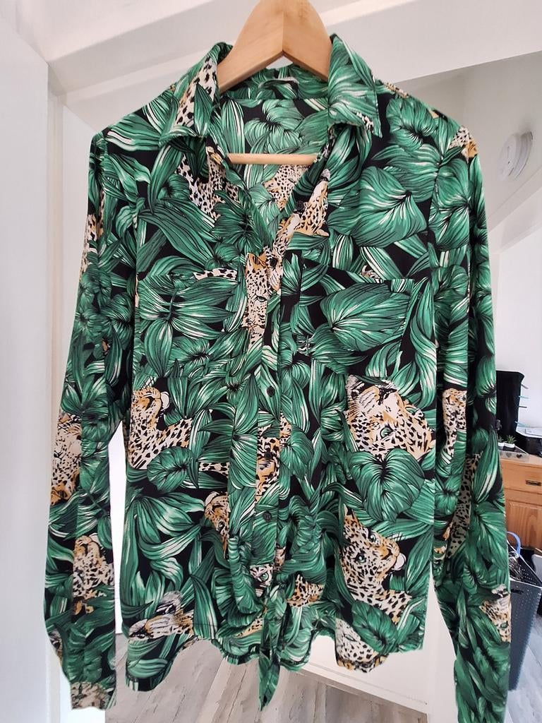Blouse Seven sisters L, Kleding | Dames, Ophalen of Verzenden, Zo goed als nieuw, Zwart