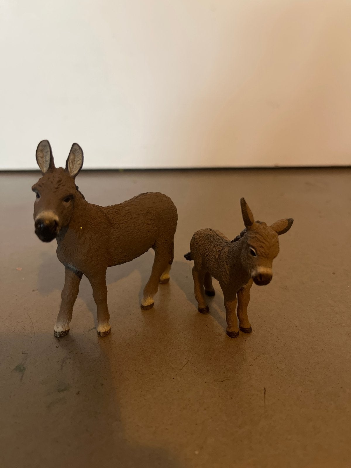 Schleich Ezels: Moeder en Veulen Speelfiguren, Ophalen of Verzenden