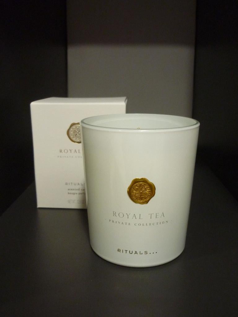 Nieuw Rituals Royal Tea Geurkaars, kaars 360gr, Overige materialen, Wit, Nieuw, Ophalen of Verzenden