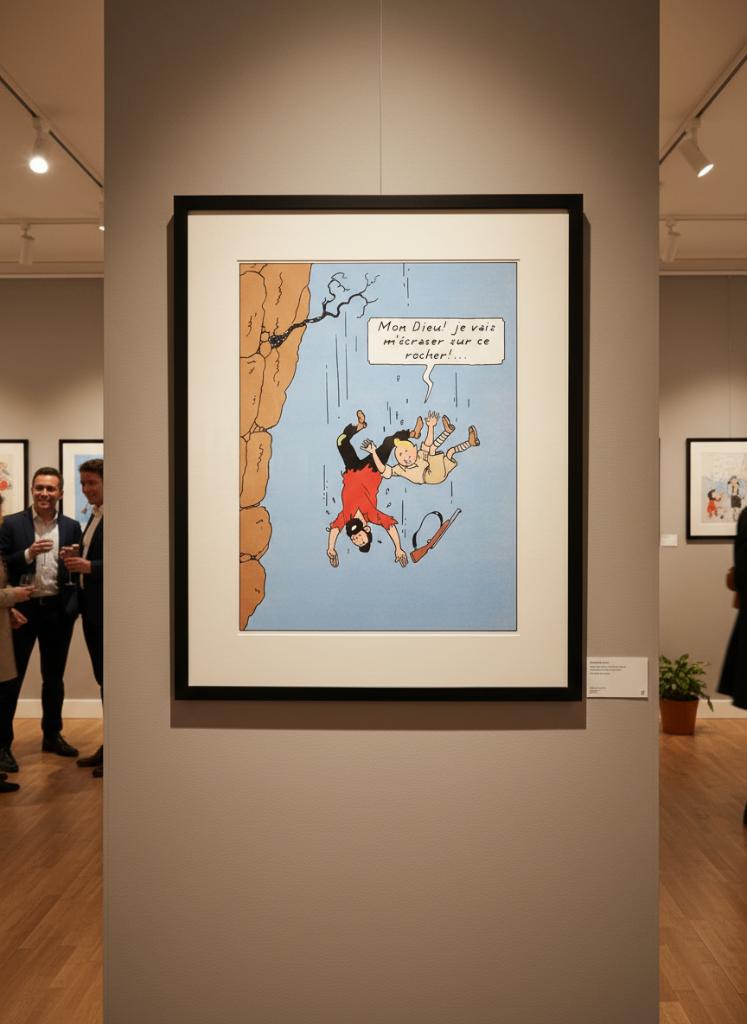 Uniek exemplaar - Tintin in Congo - Litho, Verzenden, Eén stripboek, Zo goed als nieuw, Hergé