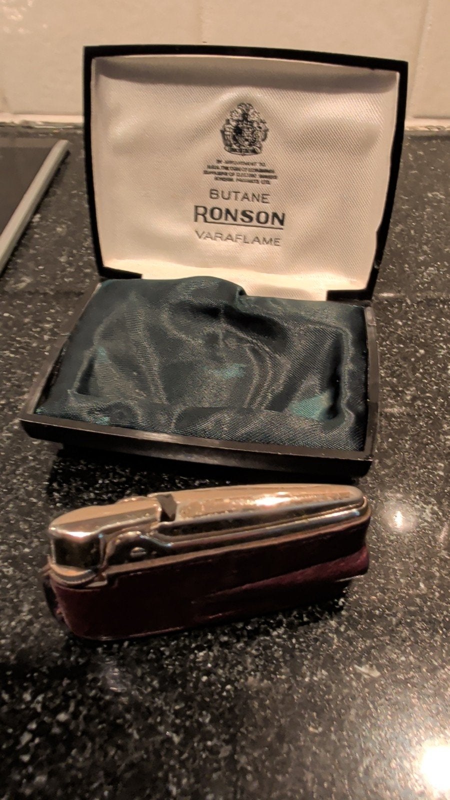 Ronson Butaan Aansteker in originele cassette, Ophalen of Verzenden, Gebruikt, Aansteker