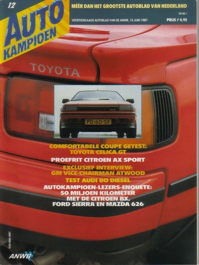 Autokampioen 12 1987: Toyota Celica - Volvo Amazon - Citroen, Ophalen of Verzenden, Gelezen, Algemeen