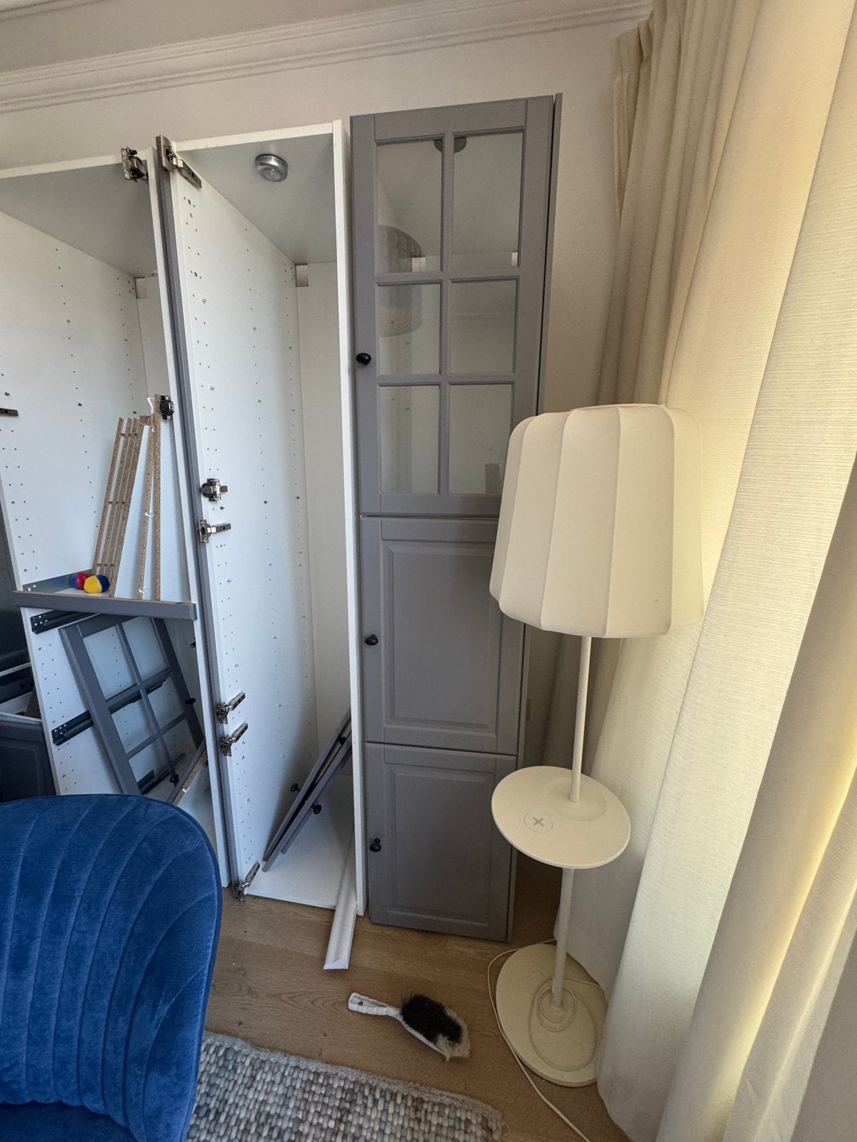Bobdyn ikea grijs frontjes voor kasten, Ophalen, Overige materialen, Minder dan 50 cm, Gebruikt
