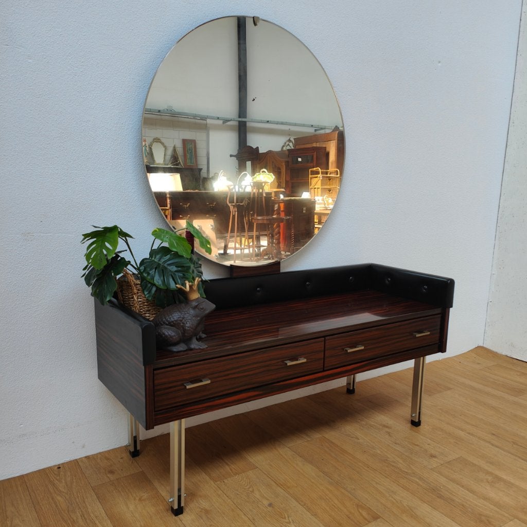 Vintage mid century Kaptafel tv meubel lowboard 701, Ophalen, Valkenswaard, Gebruikt, 100 tot 150 cm