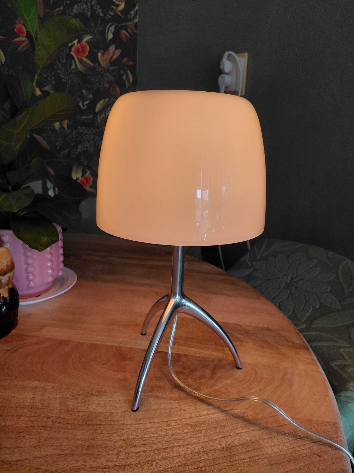 Foscarini Lumiere Piccola Tafellamp - Vintage Design, Gebruikt, Overige merken, E14 (klein), Wit