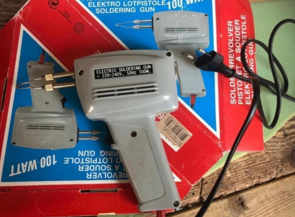 Retro Elektrisch soldeerpistool (100 Watt), Ophalen of Verzenden, Gebruikt