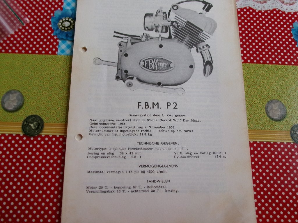 F.B.M. P2 documentatie, Ophalen of Verzenden, Nieuw