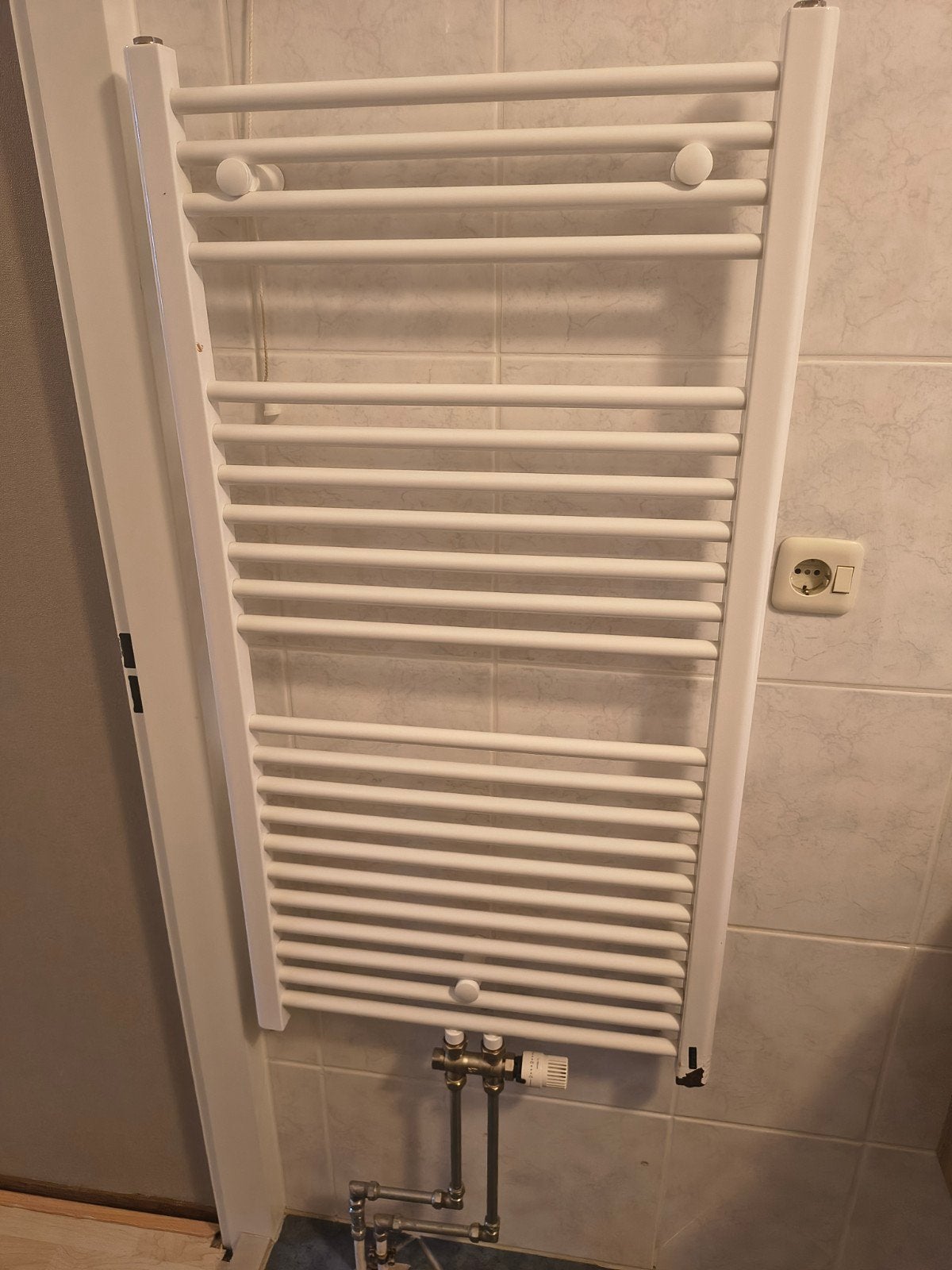 Designradiator voor badkamer, Ophalen, Gebruikt, Wit, Overige typen