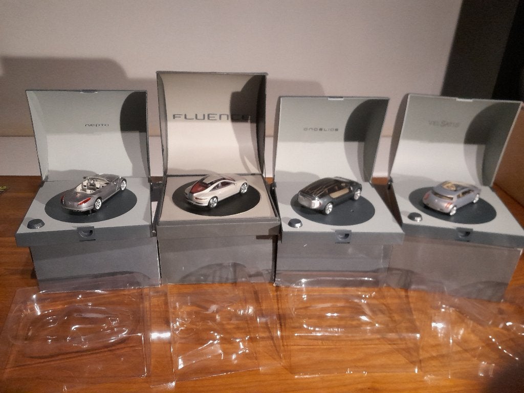 Renault Concept Car Norev - Set van 4 schaalmodellen, Ophalen of Verzenden, Zo goed als nieuw, Auto, Norev