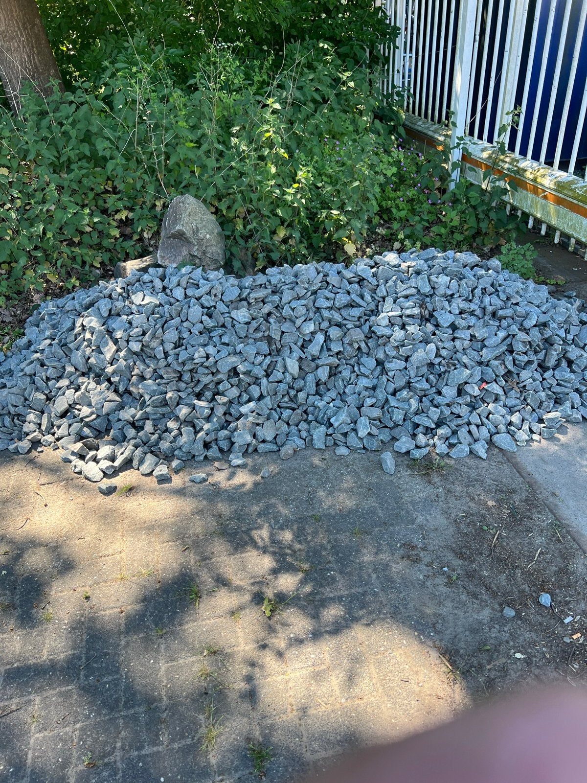 Grint, Tuin en Terras, Grind, Keien en Split, Ophalen of Verzenden, Gebruikt, Grijs, Grind