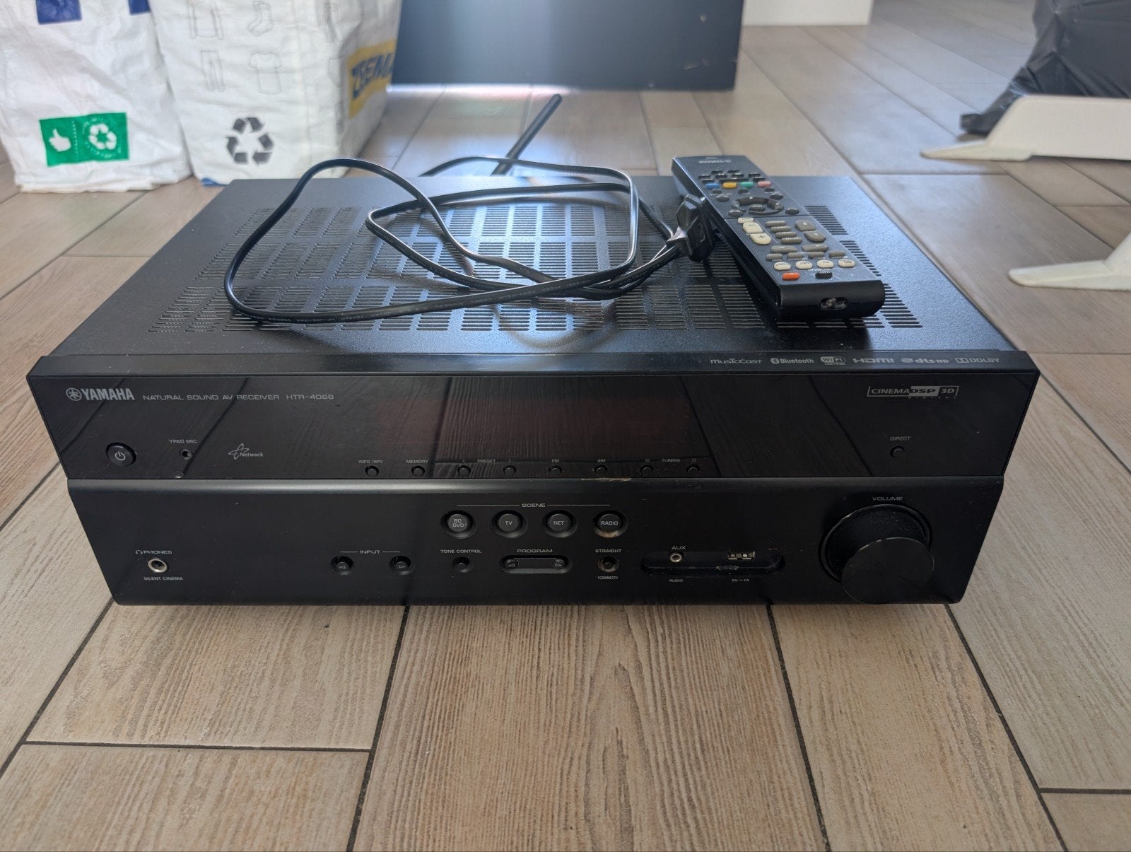 Yamaha HTR-4068 AV Receiver - Goede Staat, Ophalen, Gebruikt, Yamaha, 60 tot 120 watt