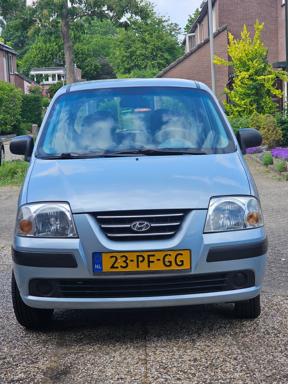Hyundai Atos 1.1 2004 Grijs 132.000 km., Auto's, Hyundai, Voorwielaandrijving, 31 €/maand, 4 cilinders, Origineel Nederlands