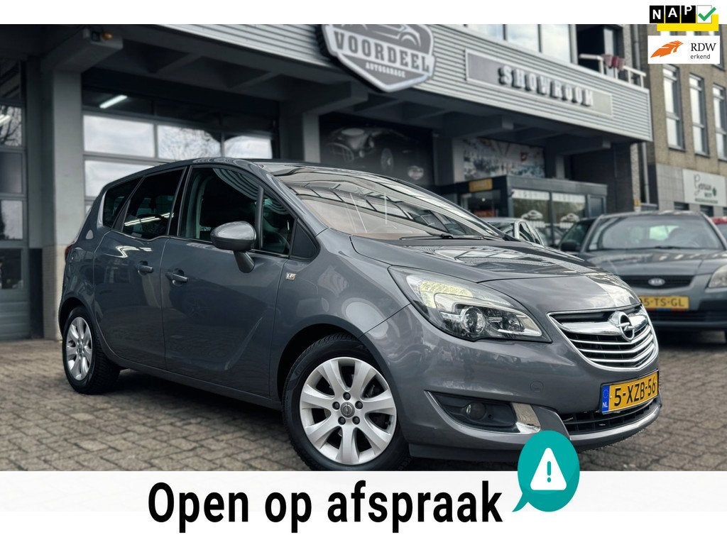 Opel Meriva 1.4 Turbo Cosmo | NAVI | XENON | LEDER | AIRCO |, Auto's, Opel, Voorwielaandrijving, Gebruikt, 4 cilinders, Bedrijf
