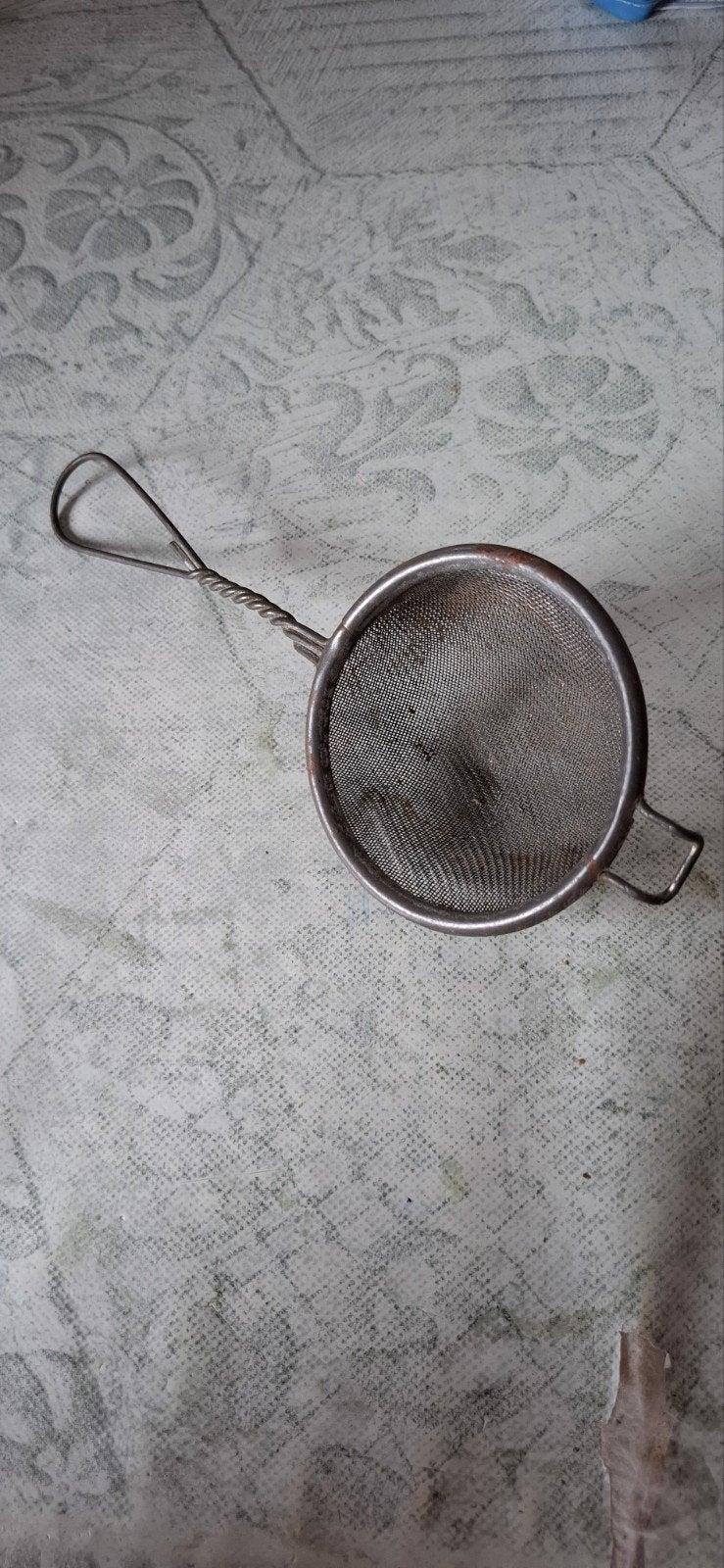 Brocante zeef voor bijvoorbeeld melk, Ophalen of Verzenden