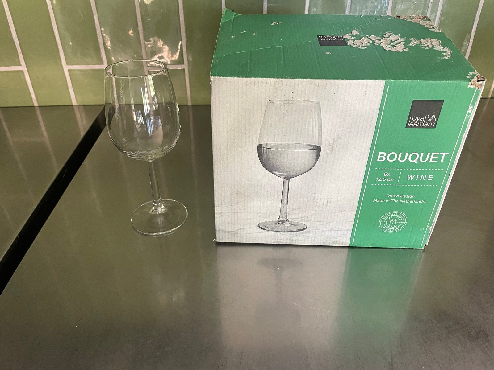 Royal Leerdam Bouquet wijnglazen - 26 stuks, Ophalen, Zo goed als nieuw, Overige merken, Glas