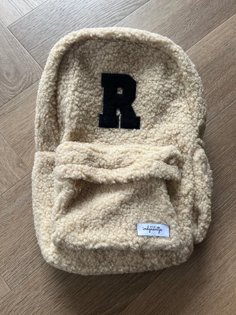 School rugtas teddy beige, Nieuw, Ophalen of Verzenden, Indyaantje, Rugzak