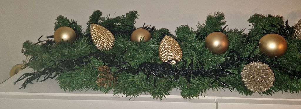 Kerst Guirlande Janga slinger met decoratie, Ophalen, Nieuw