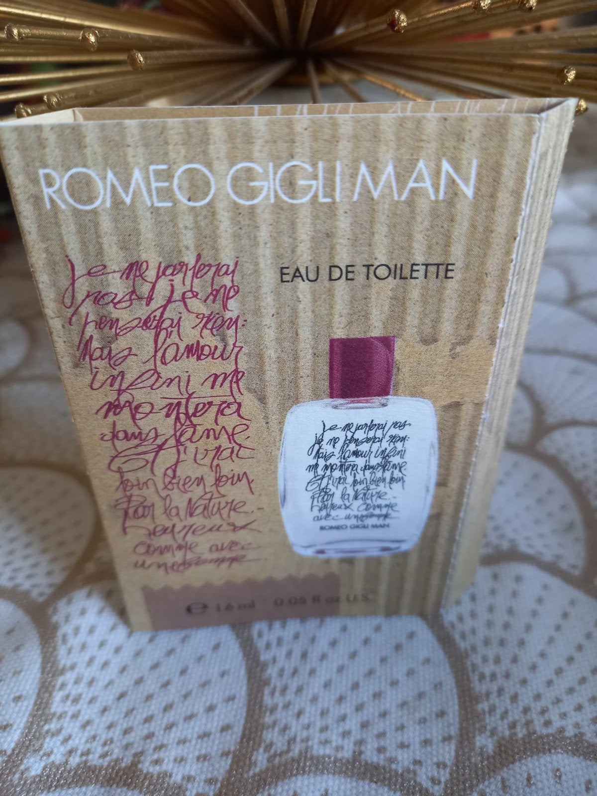 Proefje Romeo Gigli Man, Ophalen of Verzenden, Nieuw