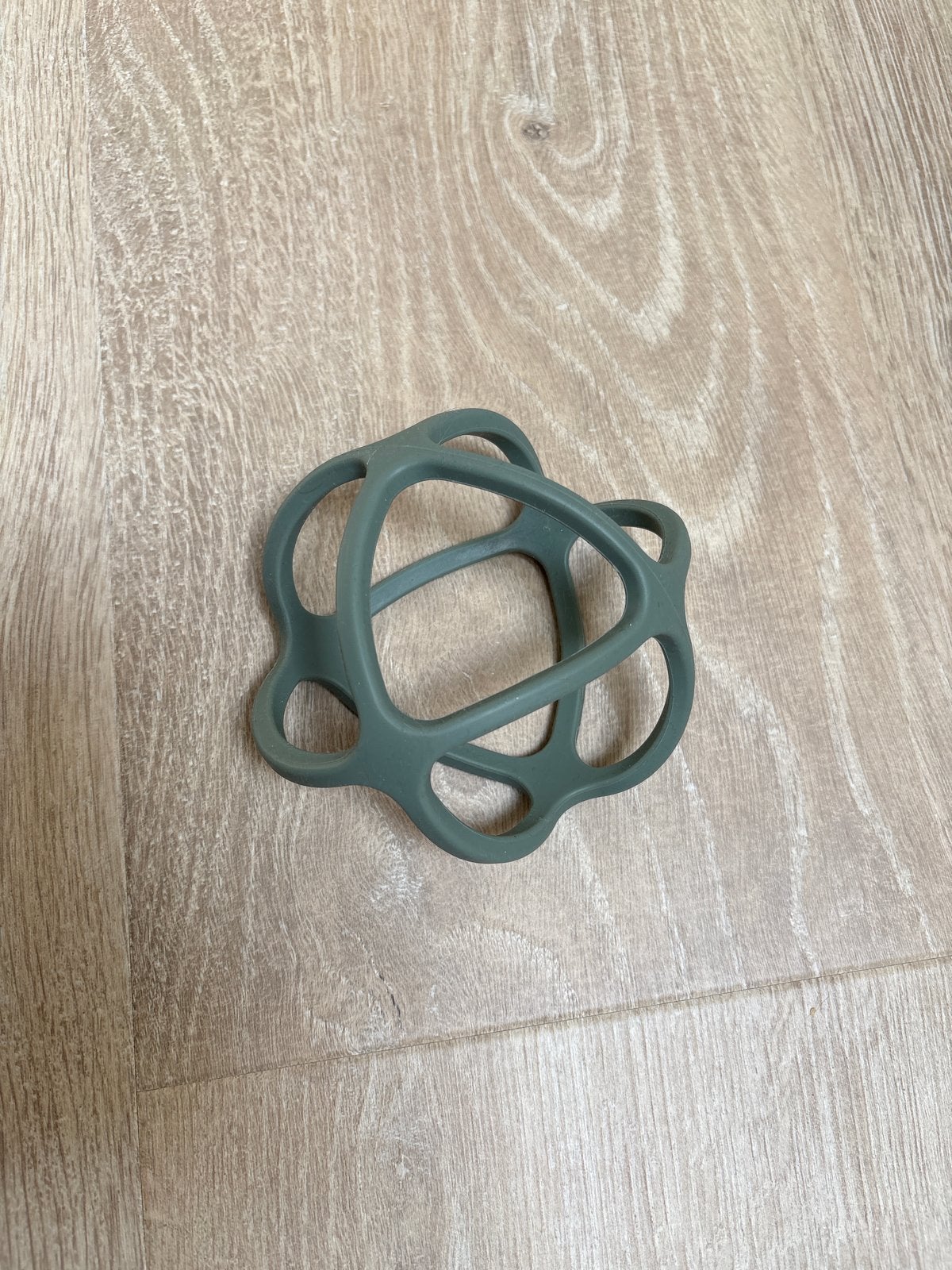 Mushie bijtring groengrijs - Zo goed als nieuw, Ophalen, Zo goed als nieuw, Overige typen
