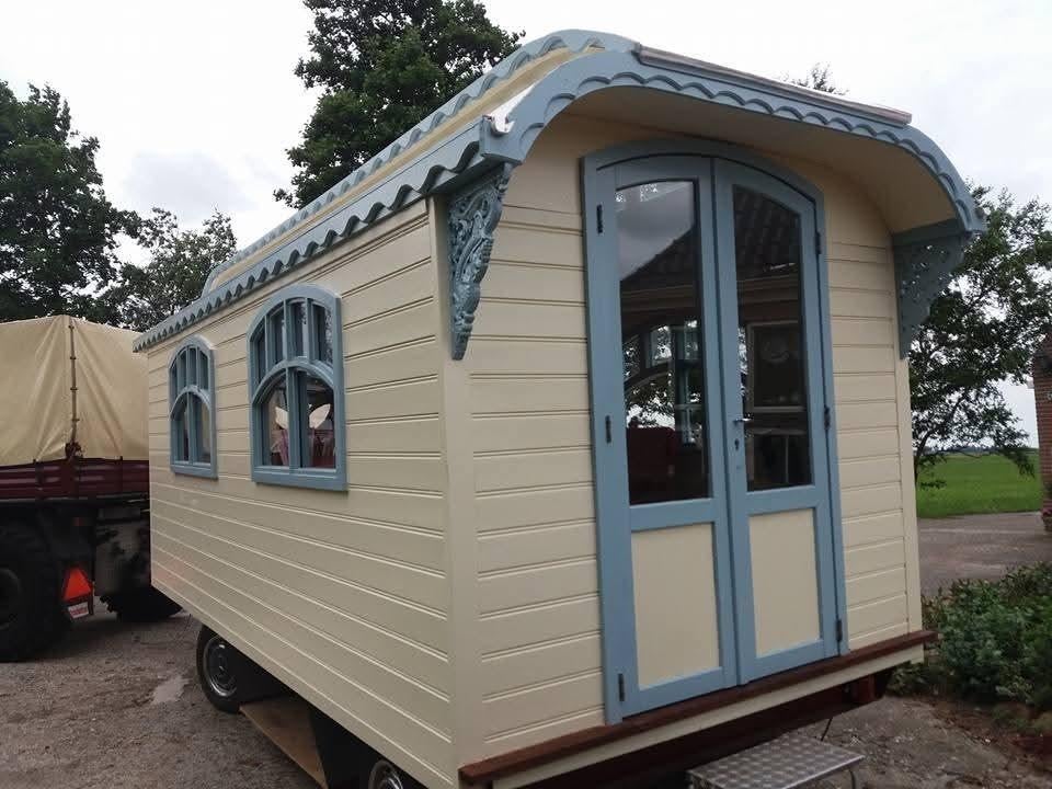 Unieke woonwagen pipowagen tiny house, Ophalen, Hout, 200 tot 400 cm