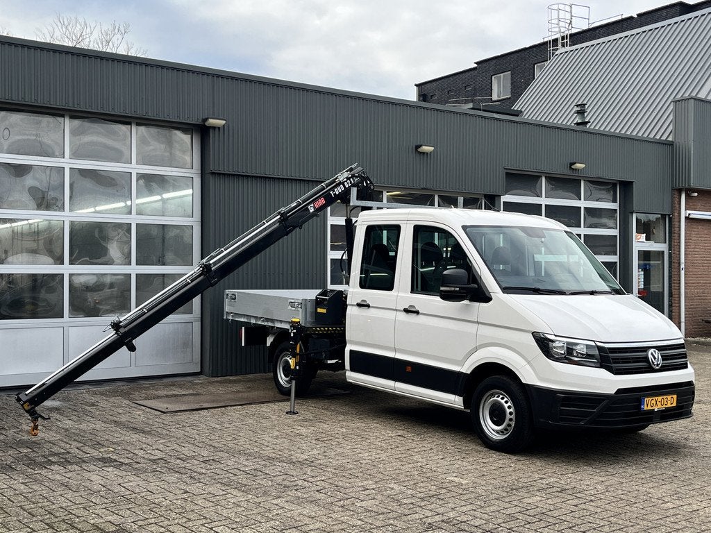 Volkswagen Crafter 35 2.0 TDI DC Hiab Laadkraan 023-3 Trekha, Voorwielaandrijving, Gebruikt, 4 cilinders, Volkswagen