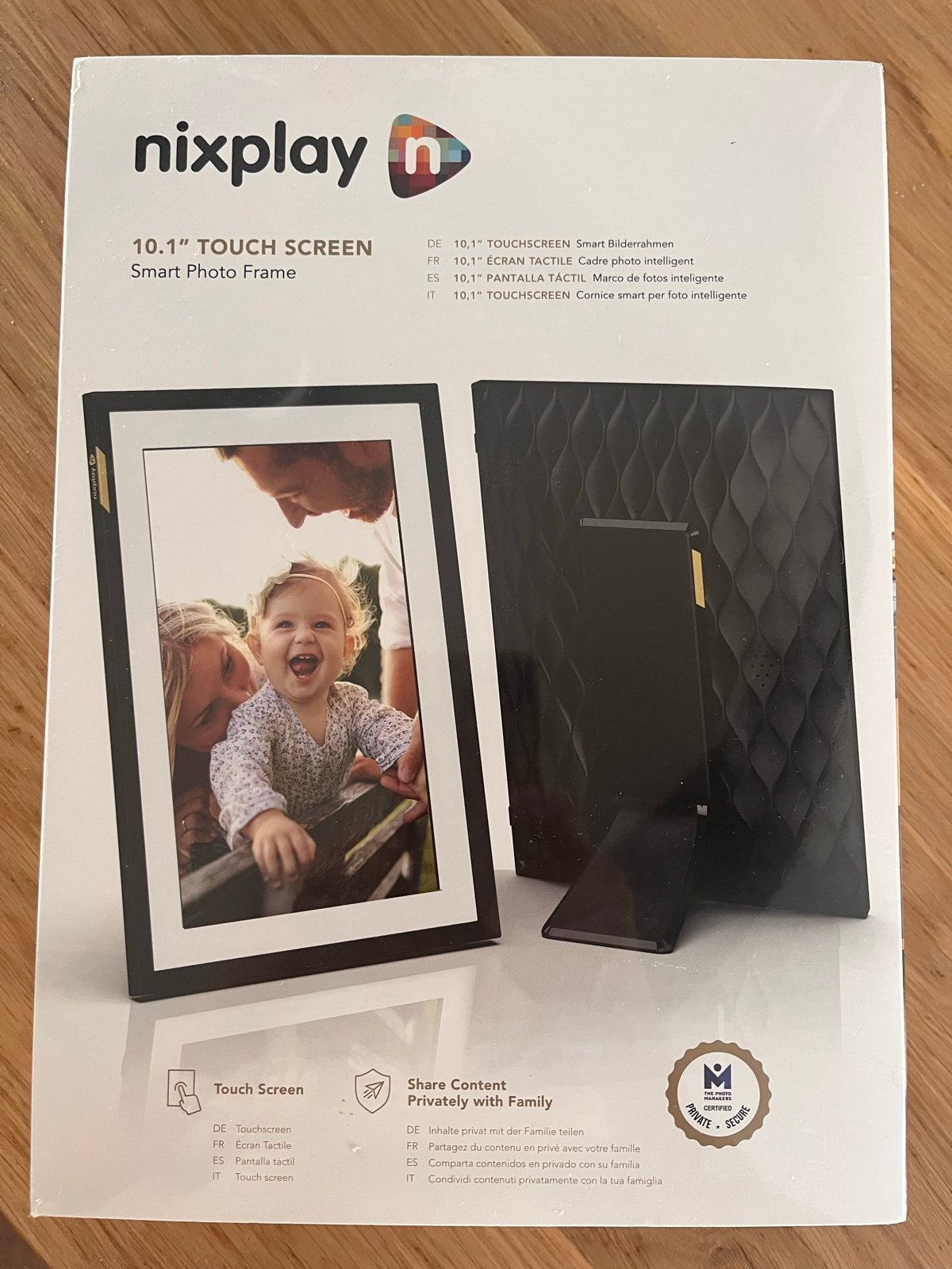Nixplay 10.1" Touch Screen Smart Photo Frame, Audio, Tv en Foto, Fotografie | Digitale fotolijsten, Ophalen of Verzenden, Nieuw
