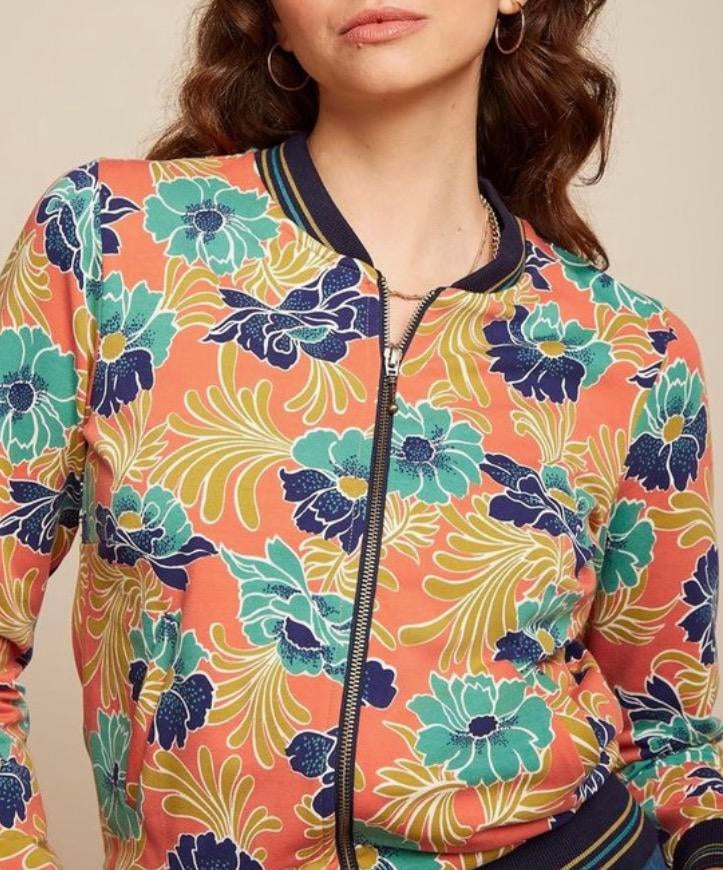 King Louie Bessie Jacket Lake 38/40, Kleding | Dames, Jasjes, Kostuums en Pakken, Maat 38/40 (M), Overige kleuren, Ophalen of Verzenden