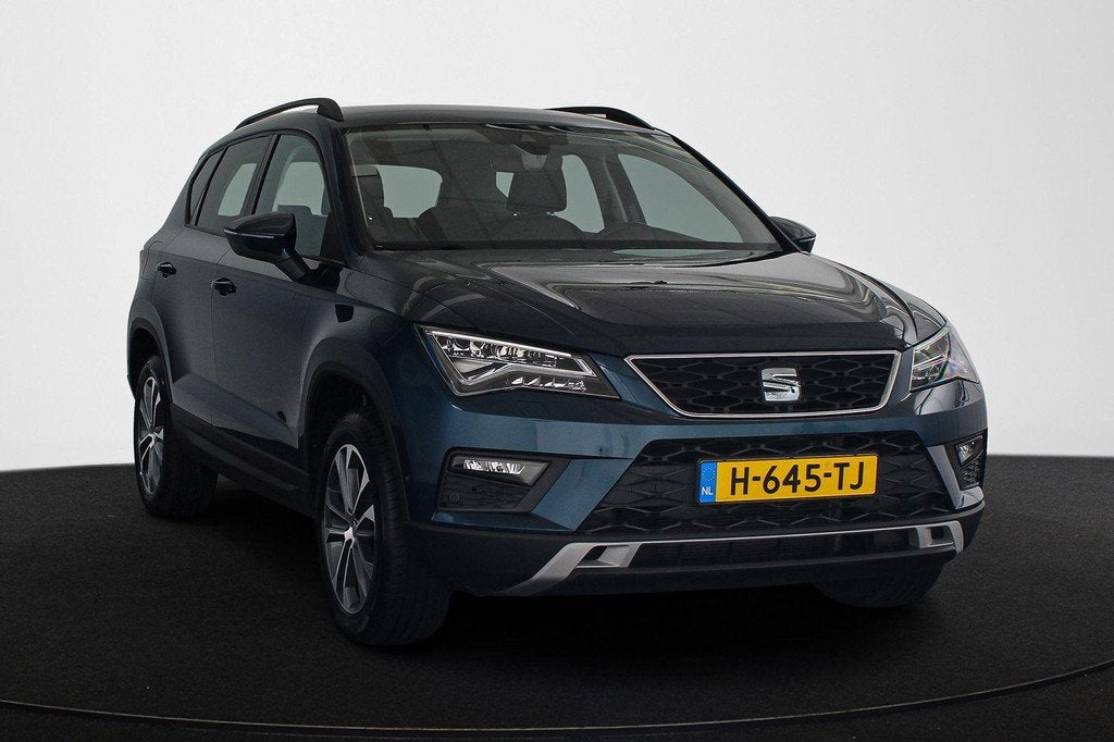 SEAT Ateca 1.5 TSI Style Business Intense Automaat Trekhaak, Auto's, Seat, 150 pk, Blauw, Ateca, Origineel Nederlands