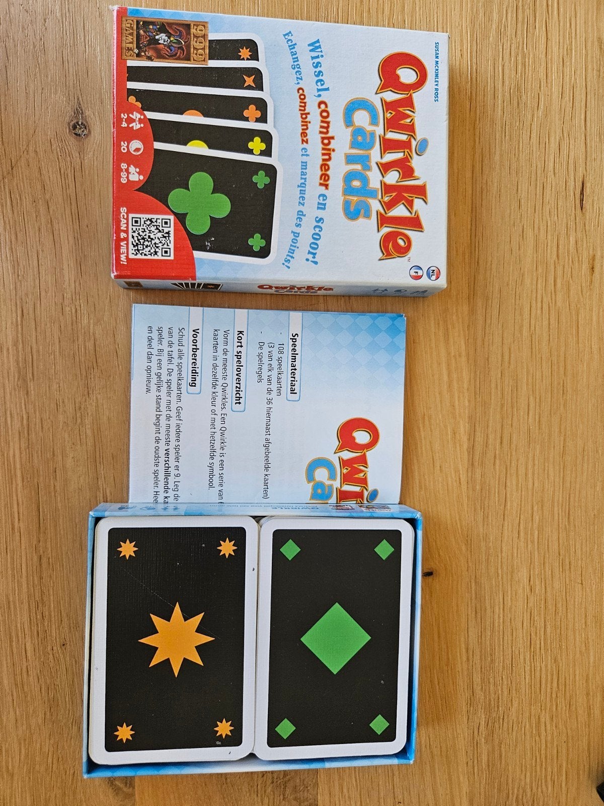 Qwirkle cards spel, Ophalen of Verzenden