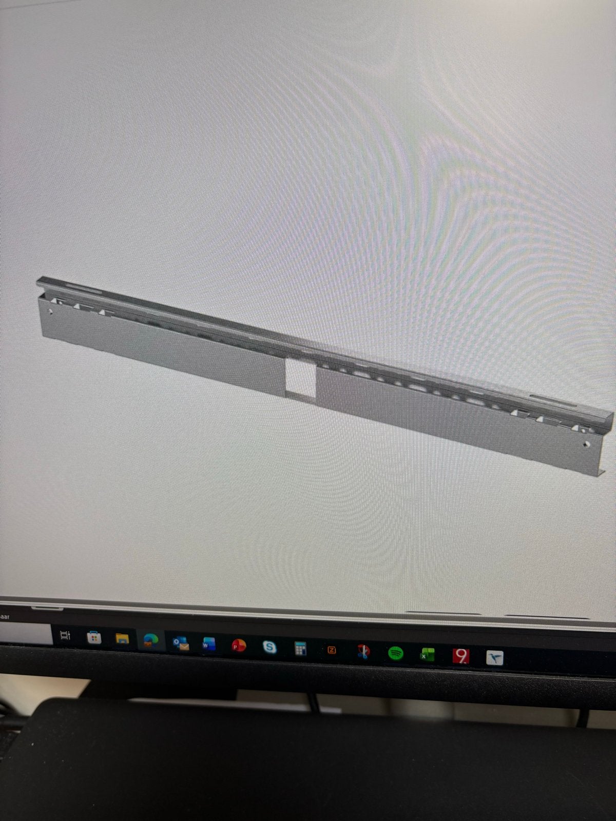 2x IKEA BESTÅ ophangrail 60 cm (302.848.46), Ophalen, Nieuw